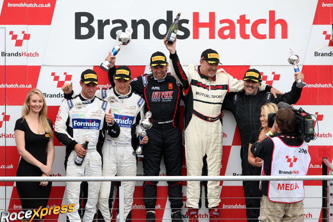Podium Brands Hatch